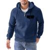 imageJMIERR Mens Quilted Hoodies Casual Long Sleeve QuarterZip Pullover Sweatshirt with PocketsZ Sail Blue