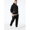 imageJMIERR Mens 2 Piece Outfits Hoodie Sweatshirt Tracksuit ampamp Joggers Sweatpants Sweatsuit SetBlack