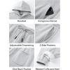 imageJMIERR Mens 2 Piece Outfits Hoodie Sweatshirt Tracksuit ampamp Joggers Sweatpants Sweatsuit SetLight Grey