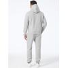 imageJMIERR Mens 2 Piece Outfits Hoodie Sweatshirt Tracksuit ampamp Joggers Sweatpants Sweatsuit SetLight Grey