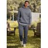 imageJMIERR Mens 2 Piece Outfits Hoodie Sweatshirt Tracksuit ampamp Joggers Sweatpants Sweatsuit SetMedium Grey