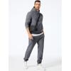 imageJMIERR Mens 2 Piece Outfits Hoodie Sweatshirt Tracksuit ampamp Joggers Sweatpants Sweatsuit SetMedium Grey