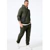 imageJMIERR Mens 2 Piece Outfits Hoodie Sweatshirt Tracksuit ampamp Joggers Sweatpants Sweatsuit SetMoss Green
