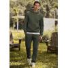 imageJMIERR Mens 2 Piece Outfits Hoodie Sweatshirt Tracksuit ampamp Joggers Sweatpants Sweatsuit SetMoss Green