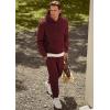 imageJMIERR Mens 2 Piece Outfits Hoodie Sweatshirt Tracksuit ampamp Joggers Sweatpants Sweatsuit SetRed