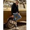 imageJMIERR Mens Casual Cotton Hoodies Drawstring Quarter Zip Pullover Sweatshirts00 Black