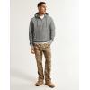 imageJMIERR Mens Casual Cotton Hoodies Drawstring Quarter Zip Pullover Sweatshirts05 Dark Grey