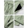 imageJMIERR Mens Casual Drawstring Pants Elastic Waist Lightweight Pant Summer Beach Trouser with PocketsGrass Green