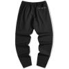 imageJMIERR Mens Casual Pants Cotton Twill Drawstring Elastic Waist Chino Pants with PocketsA Black