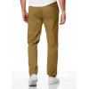 imageJMIERR Mens Casual Pants Cotton Twill Drawstring Elastic Waist Chino Pants with PocketsCamel