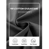 imageJMIERR Mens Casual Pants Cotton Twill Drawstring Elastic Waist Chino Pants with PocketsDark Grey