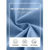 imageJMIERR Mens Casual Pants Cotton Twill Drawstring Elastic Waist Chino Pants with PocketsLight Blue