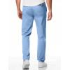 imageJMIERR Mens Casual Pants Cotton Twill Drawstring Elastic Waist Chino Pants with PocketsLight Blue