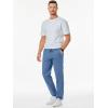 imageJMIERR Mens Casual Pants Cotton Twill Drawstring Elastic Waist Chino Pants with PocketsSky Blue