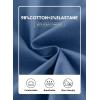 imageJMIERR Mens Casual Pants Cotton Twill Drawstring Elastic Waist Chino Pants with PocketsSky Blue