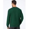 imageJMIERR Mens Crewneck Sweatshirt Casual Long Sleeve Texture Pullover Shirt for MenGreen