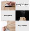 imageJMIERR Mens Fleece Crewneck Sweatshirt Casual Long Sleeves Cotton Warm Basic Pullover Fashion ShirtsBeige