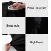 imageJMIERR Mens Fleece Crewneck Sweatshirt Casual Long Sleeves Cotton Warm Basic Pullover Fashion ShirtsBlack