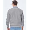 imageJMIERR Mens Fleece Crewneck Sweatshirt Casual Long Sleeves Cotton Warm Basic Pullover Fashion ShirtsLight Grey