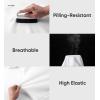 imageJMIERR Mens Fleece Crewneck Sweatshirt Casual Long Sleeves Cotton Warm Basic Pullover Fashion ShirtsWhite