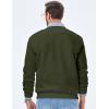 imageJMIERR Mens Fleece Crewneck Sweatshirt Casual Long Sleeves Cotton Warm Basic Pullover Fashion ShirtsYellowish Green