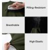 imageJMIERR Mens Fleece Crewneck Sweatshirt Casual Long Sleeves Cotton Warm Basic Pullover Fashion ShirtsYellowish Green