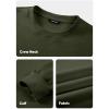 imageJMIERR Mens Fleece Crewneck Sweatshirt Casual Long Sleeves Cotton Warm Basic Pullover Fashion ShirtsYellowish Green