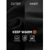 imageJMIERR Mens Quarter Zip Pullover Sweatshirts Casual Fleece Cotton Sweatshirt Winter Warm Mock Neck with Pockets0 Black