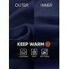 imageJMIERR Mens Quarter Zip Pullover Sweatshirts Casual Fleece Cotton Sweatshirt Winter Warm Mock Neck with PocketsA Blue