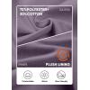 imageJMIERR Mens Quarter Zip Pullover Sweatshirts Casual Fleece Cotton Sweatshirt Winter Warm Mock Neck with PocketsA Purple