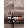 imageJMIERR Mens Quarter Zip Pullover Sweatshirts Casual Fleece Cotton Sweatshirt Winter Warm Mock Neck with PocketsB Dark Beige