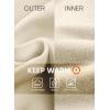 imageJMIERR Mens Quarter Zip Pullover Sweatshirts Casual Fleece Cotton Sweatshirt Winter Warm Mock Neck with PocketsB Offwhite