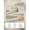 imageJMIERR Mens Quarter Zip Pullover Sweatshirts Casual Fleece Cotton Sweatshirt Winter Warm Mock Neck with PocketsB Offwhite