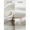 imageJMIERR Mens Quarter Zip Pullover Sweatshirts Casual Fleece Cotton Sweatshirt Winter Warm Mock Neck with PocketsB White