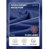 imageJMIERR Mens Quarter Zip Pullover Sweatshirts Casual Fleece Cotton Sweatshirt Winter Warm Mock Neck with PocketsC Blue 01