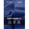 imageJMIERR Mens Quarter Zip Pullover Sweatshirts Casual Fleece Cotton Sweatshirt Winter Warm Mock Neck with PocketsC Blue 01