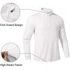 imageJMIERR Mens Quarter Zip Pullover Sweatshirts Stretch Polo Fleece Lined Long Sleeve Workout Golf ShirtA White