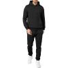 imageJMIERR Mens 2 Piece Outfits Hoodie Sweatshirt Tracksuit ampamp Joggers Sweatpants Sweatsuit SetBlack