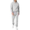 imageJMIERR Mens 2 Piece Outfits Hoodie Sweatshirt Tracksuit ampamp Joggers Sweatpants Sweatsuit SetLight Grey