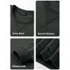 imageJMIERR Mens Cotton Sherpa Lined Sweatshirts Casual Fleece Long Sleeve Crewneck Fall Winter Pullover ShirtsDark Grey