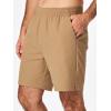 imageJMIERR Mens Seersucker Shorts Casual Stretch Elastic Waist Drawstring Summer Beach Short 7 inch Inseam with PocketsCamel