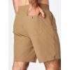 imageJMIERR Mens Seersucker Shorts Casual Stretch Elastic Waist Drawstring Summer Beach Short 7 inch Inseam with PocketsCamel