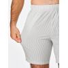imageJMIERR Mens Seersucker Shorts Casual Stretch Elastic Waist Drawstring Summer Beach Short 7 inch Inseam with PocketsGreen Stripe