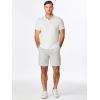 imageJMIERR Mens Seersucker Shorts Casual Stretch Elastic Waist Drawstring Summer Beach Short 7 inch Inseam with PocketsGreen Stripe