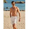imageJMIERR Mens Seersucker Shorts Casual Stretch Elastic Waist Drawstring Summer Beach Short 7 inch Inseam with PocketsKhaki Stripe