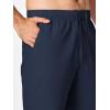 imageJMIERR Mens Seersucker Shorts Casual Stretch Elastic Waist Drawstring Summer Beach Short 7 inch Inseam with PocketsNavy Blue