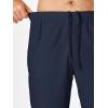 imageJMIERR Mens Seersucker Shorts Casual Stretch Elastic Waist Drawstring Summer Beach Short 7 inch Inseam with PocketsNavy Blue
