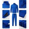 imageJMIERR Mens Track Suits 2 Piece Set Full Zip Sweatsuits for Men Athletic Jogging Suit Sports Outfits SetsBlue