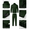 imageJMIERR Mens Track Suits 2 Piece Set Full Zip Sweatsuits for Men Athletic Jogging Suit Sports Outfits SetsGreen