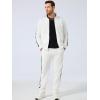 imageJMIERR Mens Track Suits 2 Piece Set Full Zip Sweatsuits for Men Athletic Jogging Suit Sports Outfits SetsWhite